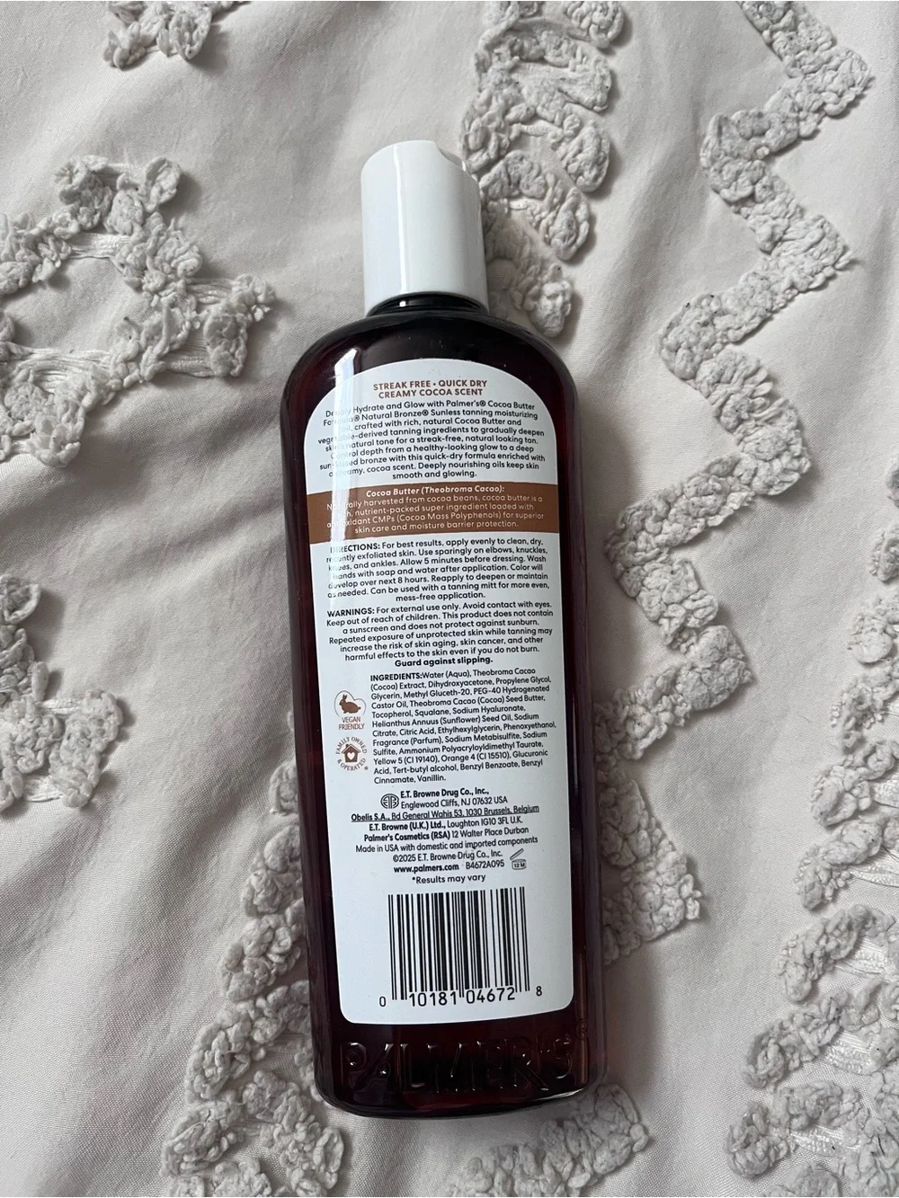 Palmer’s Cocoa Butter Natural Bronze Sunless Tanning Oil